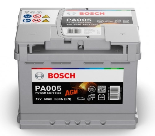 bosch agm 60ah акумулатор