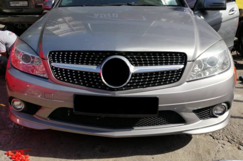 диамантена решетка за Mercedes C класа w204