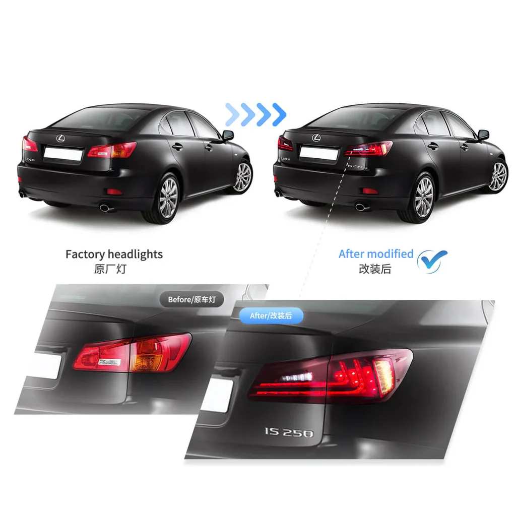 LED стопове Lexus IS