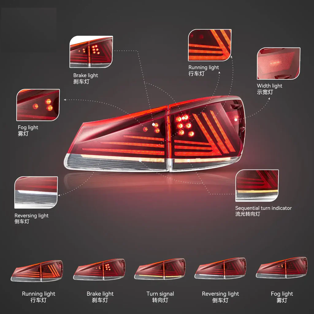 LED стопове Lexus IS