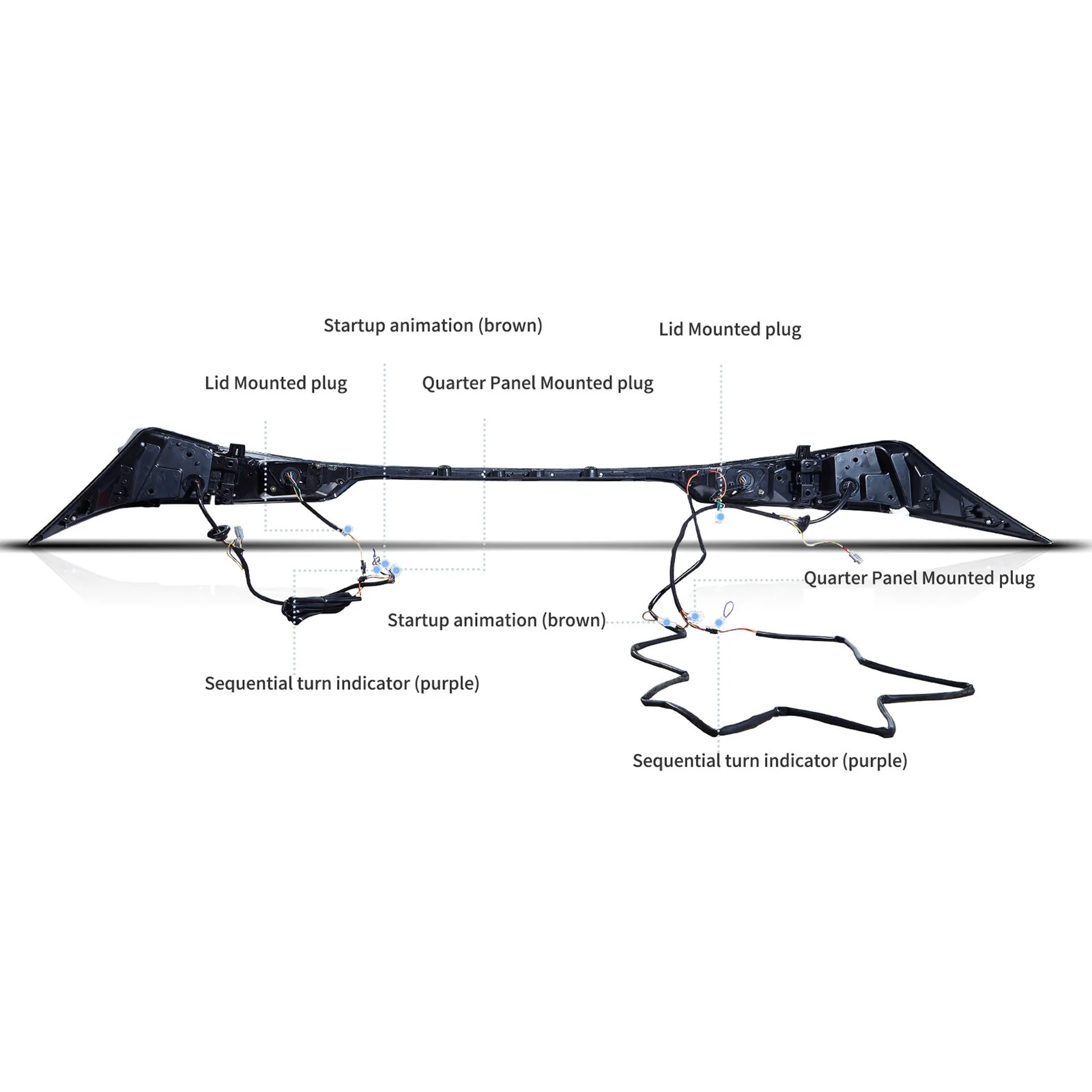 Комплект динамични LED стопове за Lexus IS (2014-2020) - европейски стандарт