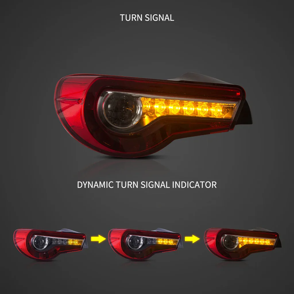 Комплект динамични LED стопове за Toyota GT86 (2012-2020), Subaru BRZ (2012-2020) Sport Style - европейски стандарт