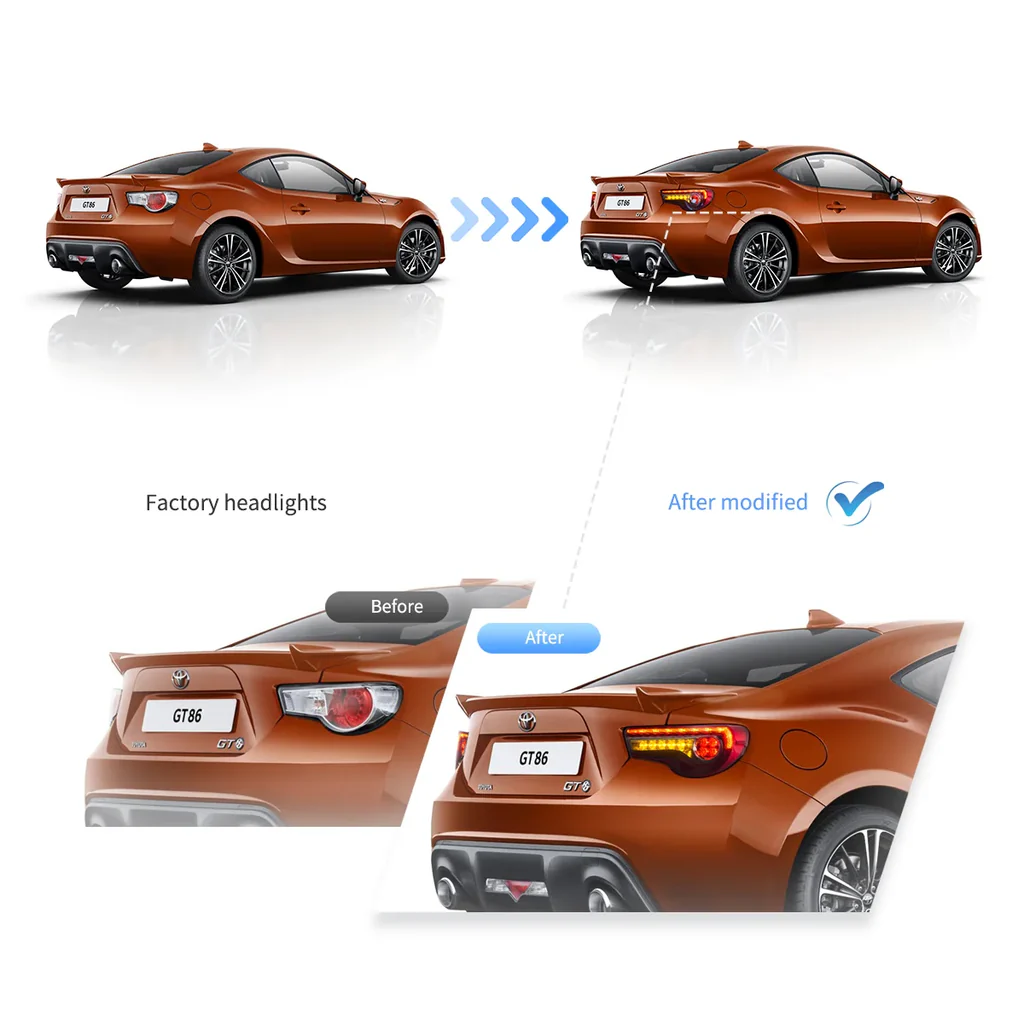 LED стопове Toyota GT86