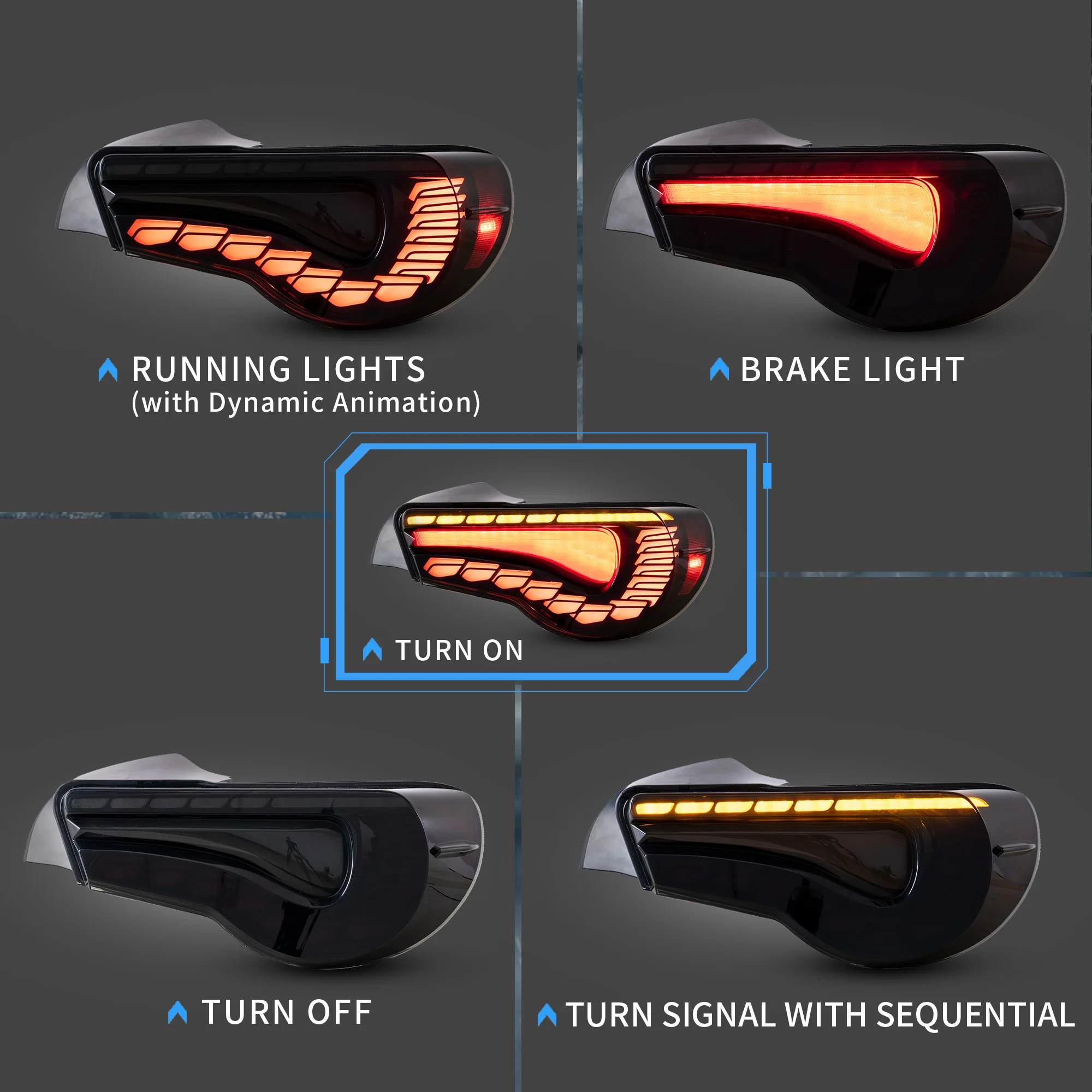 LED стопове Toyota GT86