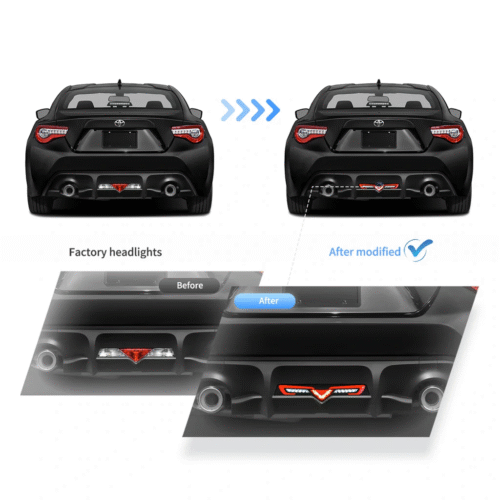 Опушен LED стоп за дифузьор на Toyota GT86 (2012-2020), Subaru BRZ (2012-2020)