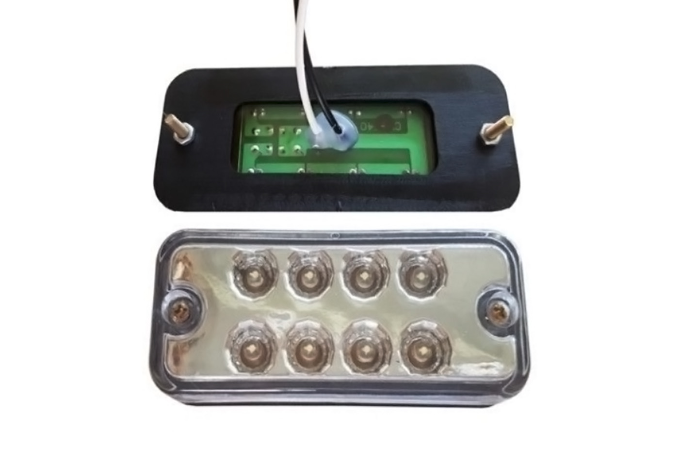 Бяла LED Габаритна Светлина 12V-24V за Камиони и Бусове