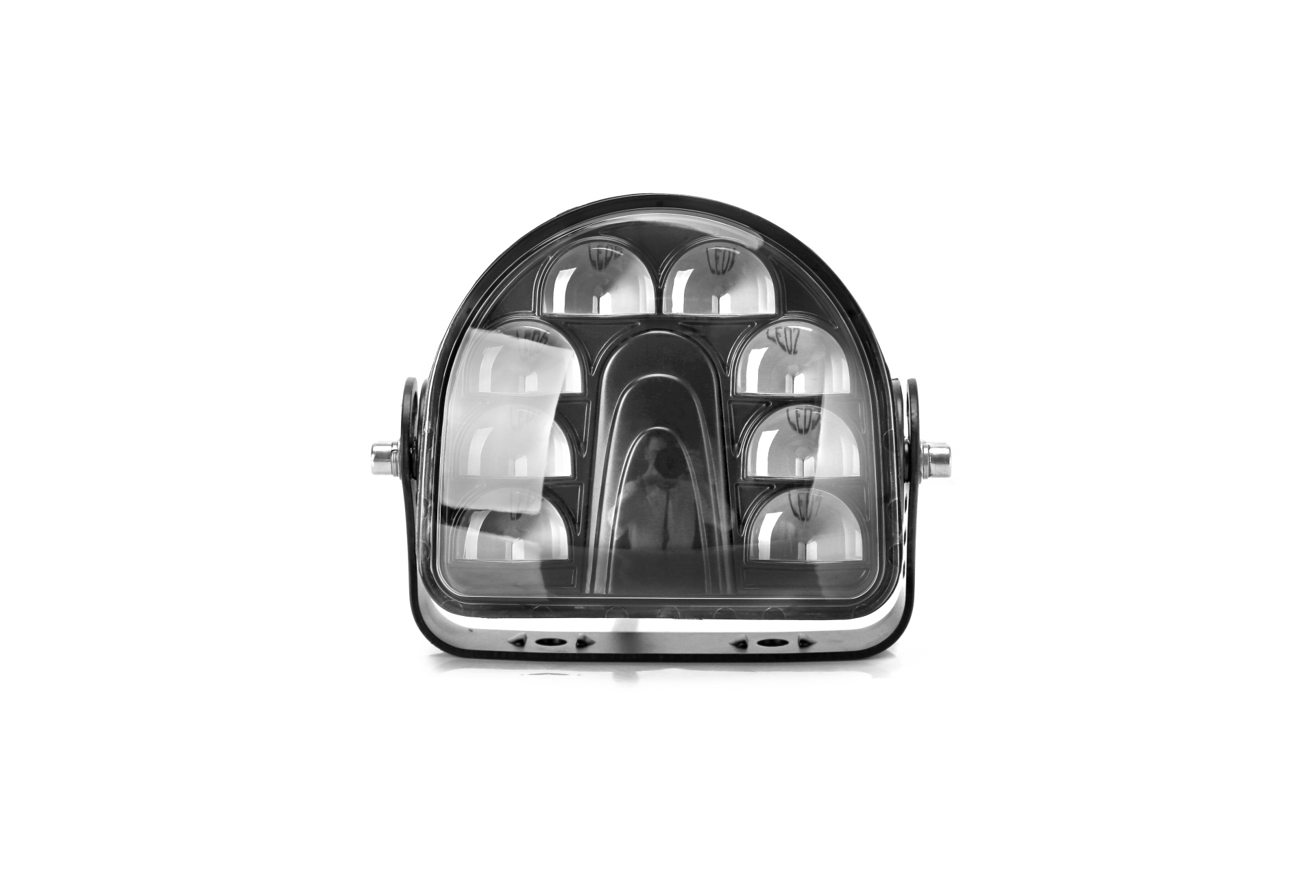 LED предупредителна червена светлина за мотокар и електрокар 10-80V 24W