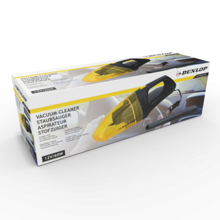 Авто прахосмукачка Dunlop 60W – Ефективно почистване на интериора