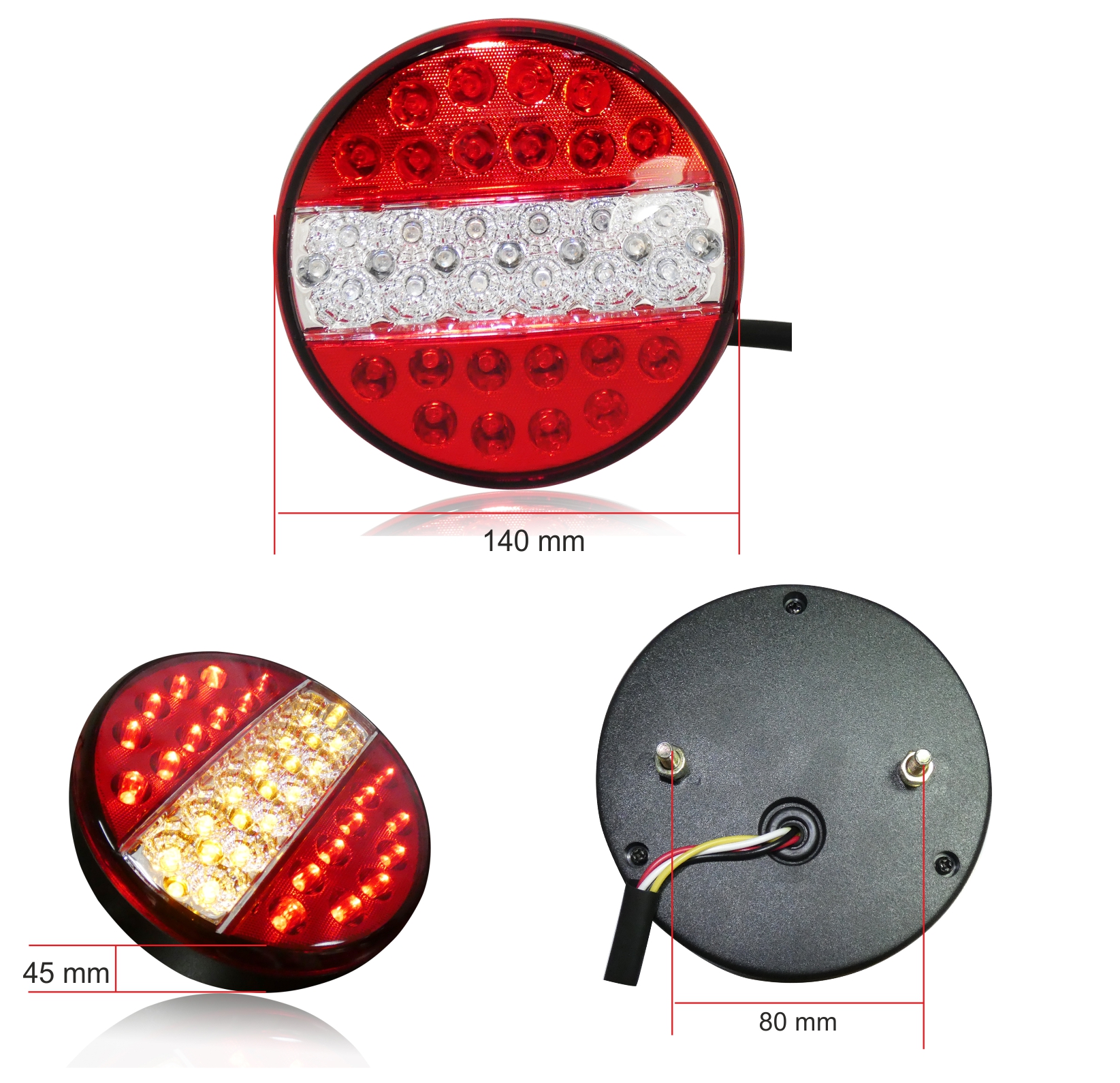 LED Диоден стоп тип хамбургер 12V/24V за Камион, ТИР, Ремарке
