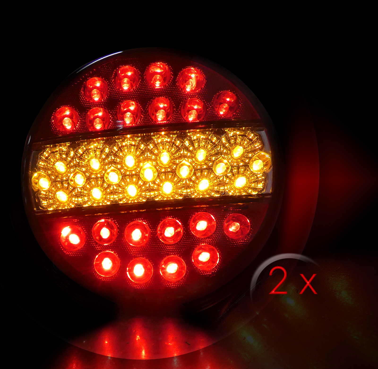 LED Диоден стоп тип хамбургер 12V/24V за Камион, ТИР, Ремарке